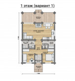 Дом из бревна VZ-120